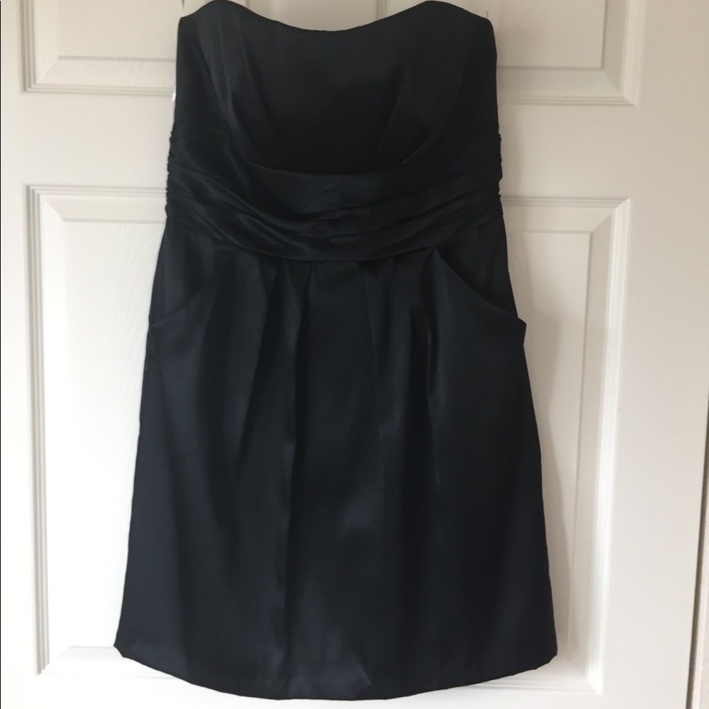 David’s Bridal Black Bridesmaid Dress Style 83707